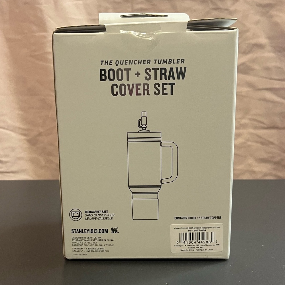Stanley Coral Quencher H2.0 40oz Tumbler Bundle Carry-All Boot Straw Cover NEW - Picture 8 of 8